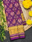 Traditional Narikunj Design Handwoven Patola Silk Saree