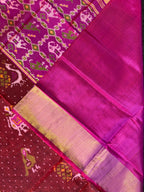 Motifs Design Handwoven Patola Silk Saree