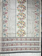 Off-White Exclusive Piece Handwoven Patola Silk Saree