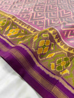 Fancy Design Handwoven Patola Silk Saree