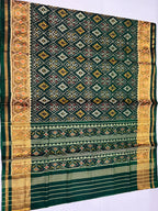 Pan-Chanda Traditional Design Handwoven Patola Silk Saree