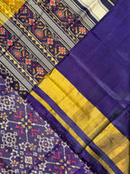 Navratna Traditional Design Handwoven Patola Silk Saree