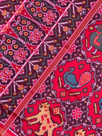 Big Motif Design Handwoven Patola Silk Saree