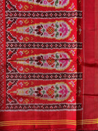 Flower With Motif Design Handwoven Patola Silk Saree