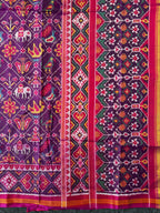 Narikunj Traditional Design Handwoven Patola Silk Saree