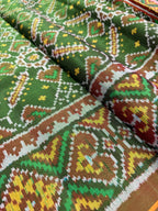 Manekchok Traditional Design Handwoven Patola Silk Saree