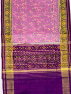 Flower Design Handwoven Patola Silk Saree