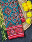 Fusion Design Handwoven Patola Silk Saree