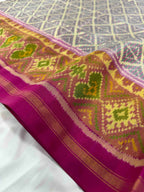 Fancy Design Handwoven Patola Silk Saree