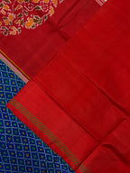 Button-Ful Traditional Design Handwoven Patola Silk Saree