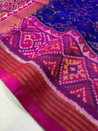 Navratna Traditional Design Handwoven Patola Silk Saree