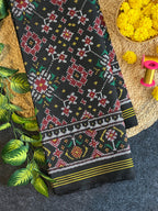 Navratna Design Handwoven Patola Silk Saree