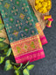 Pan-Chanda Traditional Design Handwoven Patola Silk Saree