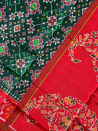 Navratna Traditional Design Handwoven Patola Silk Saree