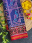 Peacock Motif Exclusive Design Handwoven Patola Silk Saree