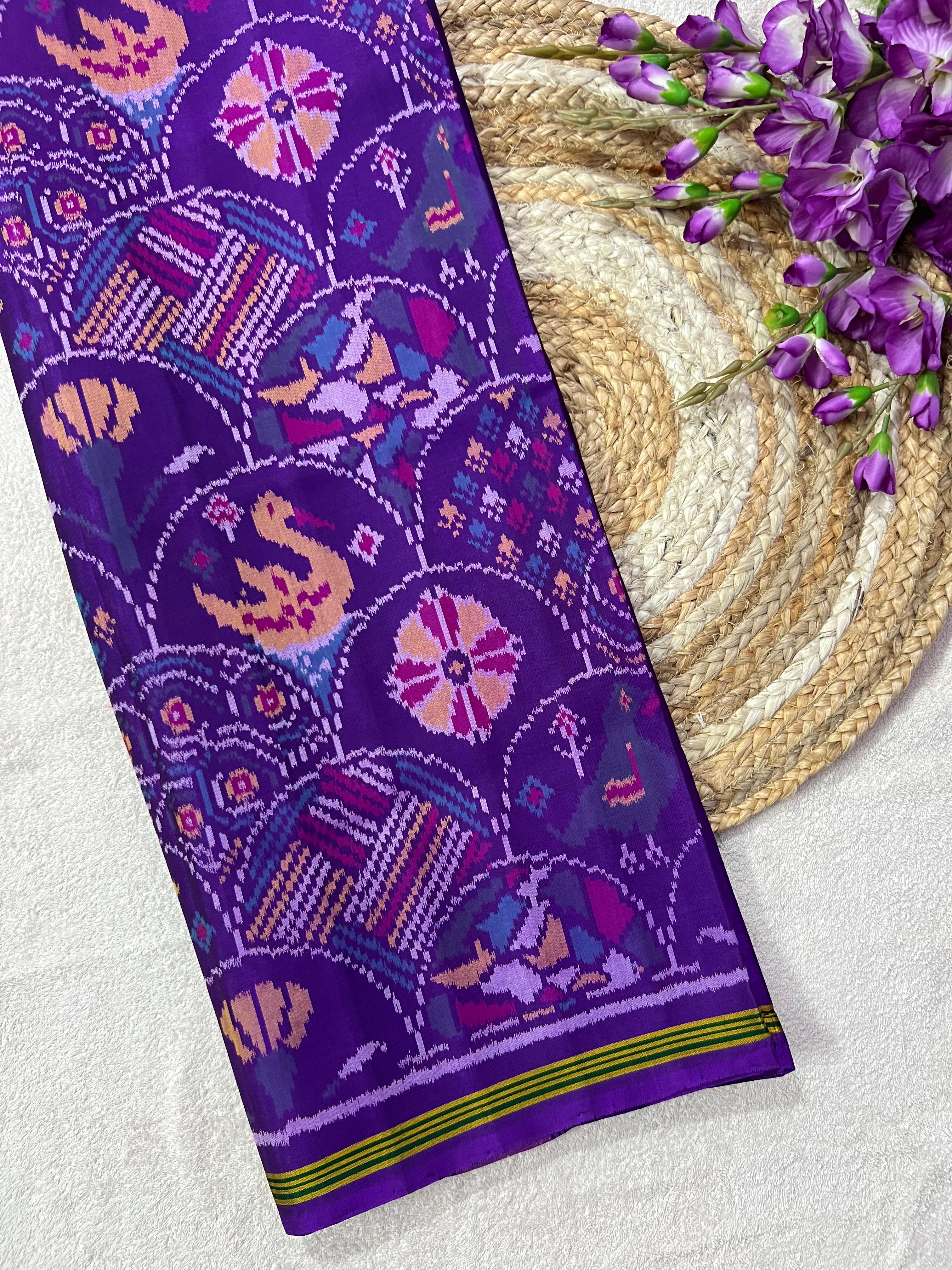 Exclusive Design Handwoven Patola Silk Saree Main image