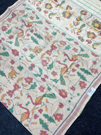 Peacock Design with Exclusive Pallu Handwoven Patola Silk Saree