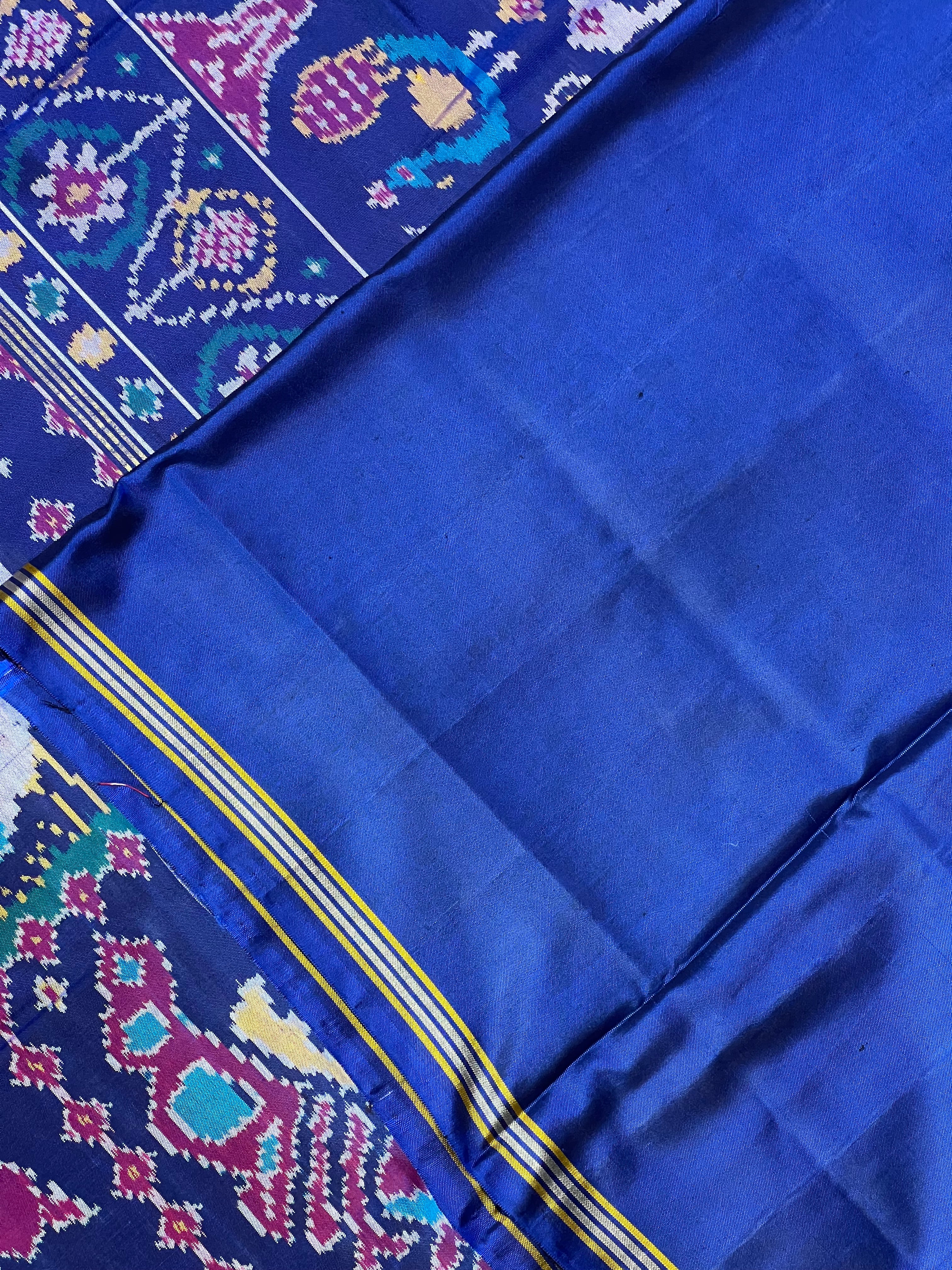 Big Motif Traditional Handwoven Patola Silk Saree