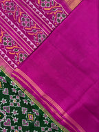 Navratna Manekchowk Design Handwoven Patola Silk Saree
