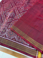 Bandhej Traditional Design Handwoven Patola Silk Saree