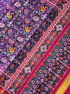 Narikunj Traditional Design Handwoven Patola Silk Saree