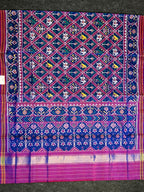 Typical Narikunj Design Handwoven Patola Silk Saree