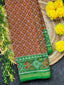 Buttonful Traditional Design Handwoven Patola Silk Saree