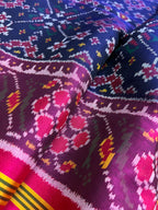 Navratna Traditional Design Handwoven Patola Silk Saree