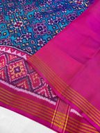 Navratna Traditional Design Handwoven Patola Silk Saree