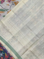 Grey color Exclusive Design Handwoven Patola Silk Saree