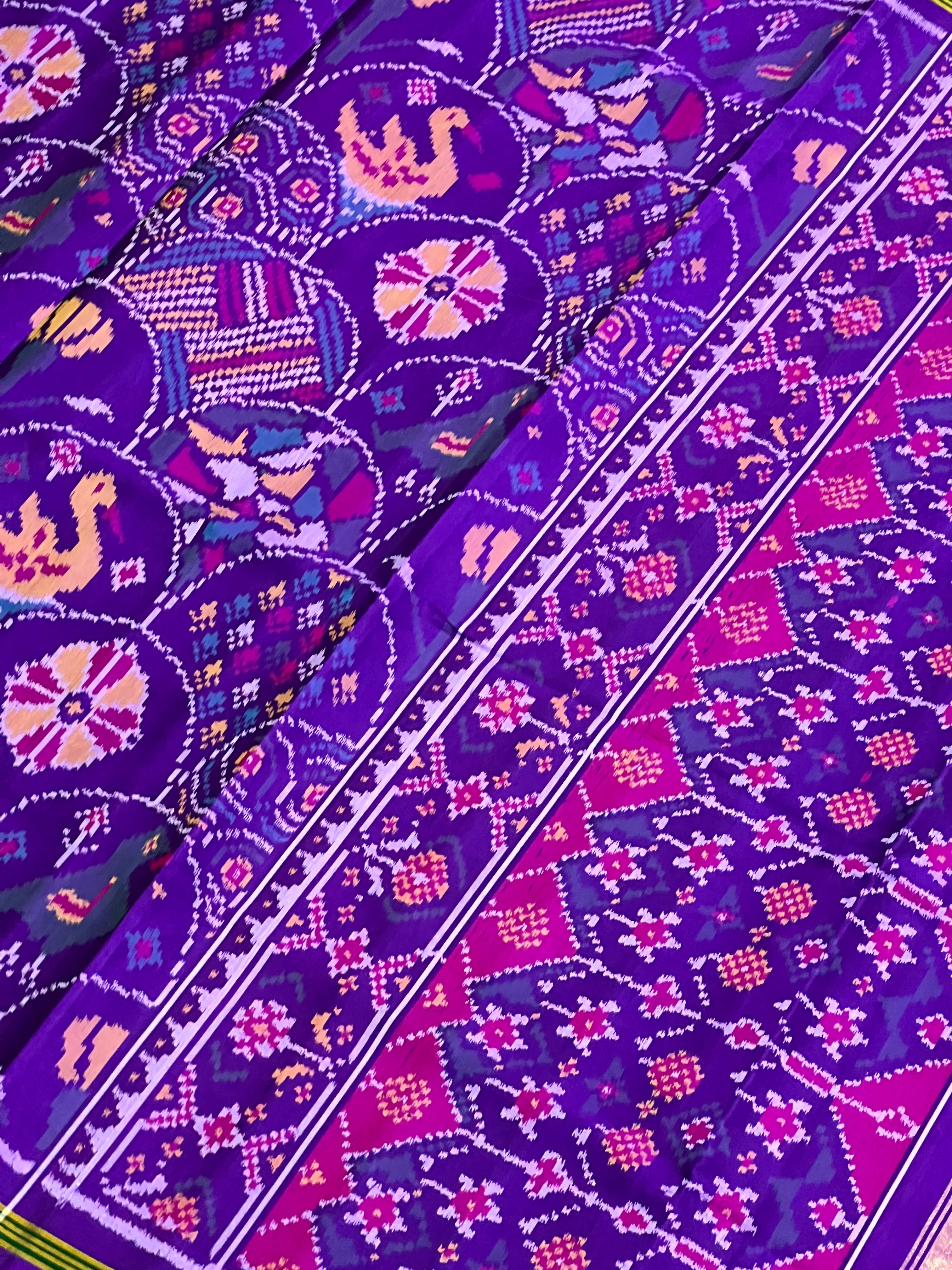 Exclusive Design Handwoven Patola Silk Saree