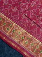 Manekchowk Traditional Design Handwoven Patola Silk Saree