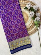 Fancy Design Handwoven Patola Silk Saree