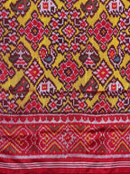 Fusion Traditional Design Handwoven Patola Silk Saree