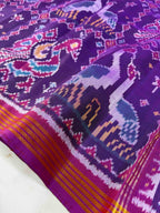 Big Motif Design Handwoven Patola Silk Saree
