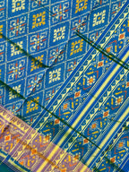 Pan Chanda Traditional Design Handwoven Patola Silk Saree
