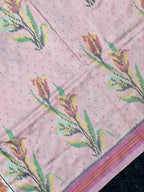 Exclusive Flower Design Handwoven Patola Silk Saree