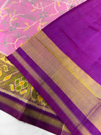 Flower Design Handwoven Patola Silk Saree