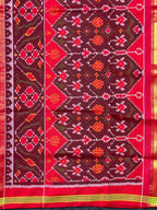 Navratna Traditional Design Handwoven Patola Silk Saree