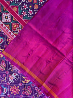 Narikunj Traditional Design Handwoven Patola Silk Saree