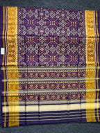 Navratna Traditional Design Handwoven Patola Silk Saree