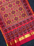 Navratna Traditional Design Handwoven Patola Silk Saree