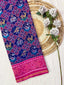 Small Motif Design Handwoven Patola Silk Saree