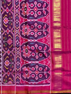 Navratna Traditional Design Handwoven Patola Silk Saree
