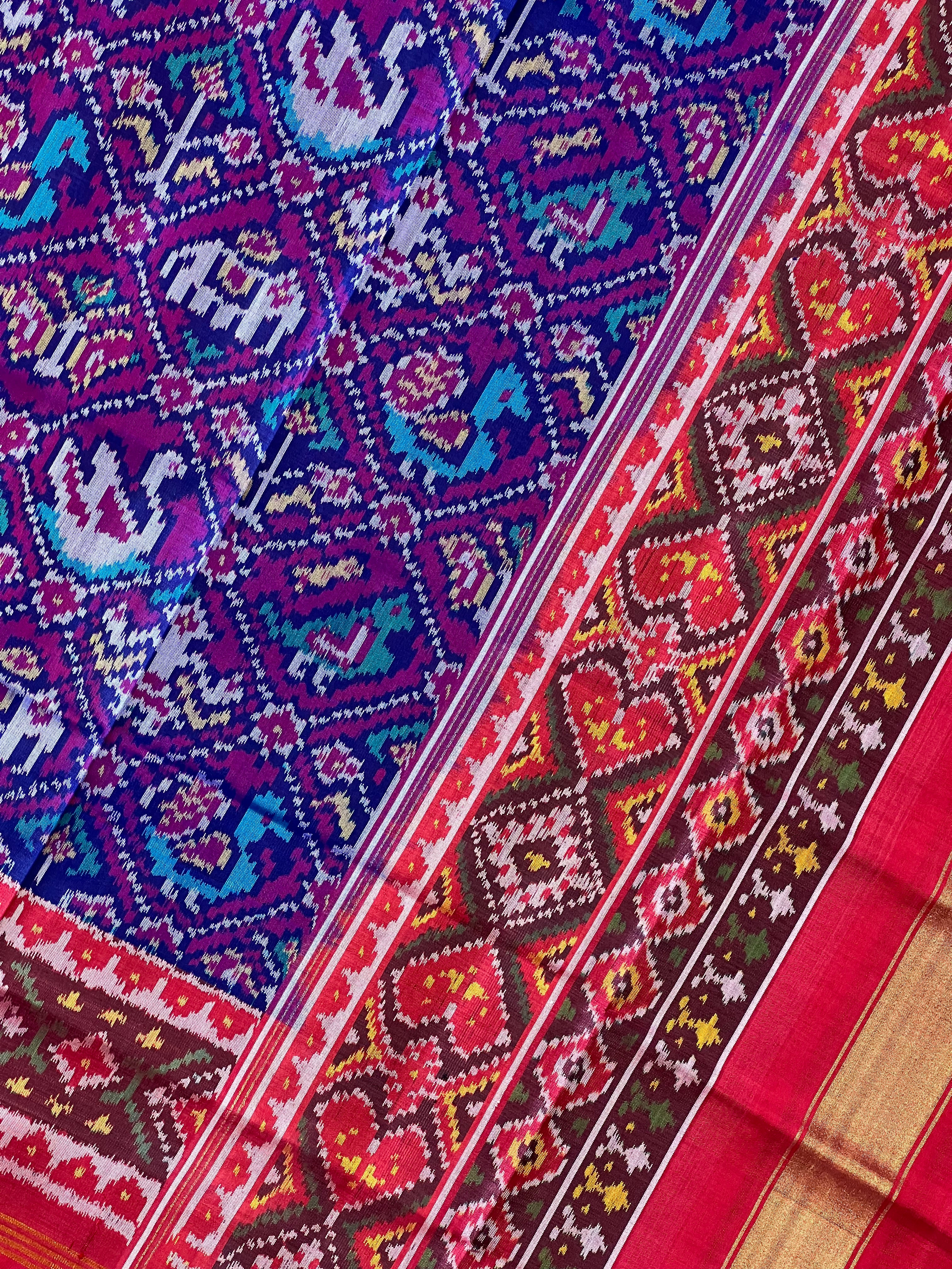 Typical Narikunj Design Handwoven Patola Dupatta Secondary image