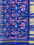 Big Motif Traditional Handwoven Patola Silk Saree