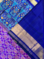 Fancy Design Handwoven Patola Silk Saree