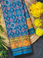 Manekchowk Traditional Design Handwoven Patola Silk Saree