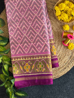 Fancy Design Handwoven Patola Silk Saree