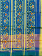 Pan Chanda Traditional Design Handwoven Patola Silk Saree